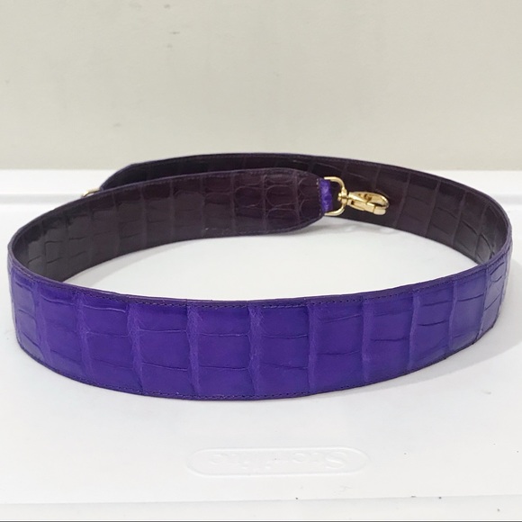 Nancy Gonzalez Alligator Crocodile Guitar Bag Strap - Picture 4 of 7